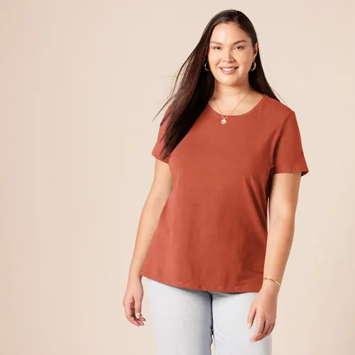 Miniatura 351 de Amazon Essentials Women's Regular-Fit Short-Sleeve Crewneck T-Shirt