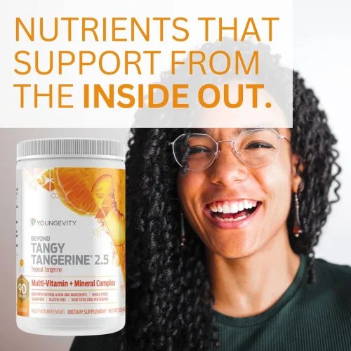 Miniatura 6 de Youngevity Beyond Tangy Tangerine 2.5 Tropical Tangerine Ultimate Complejo multivitamínico y mineral, hecho con alimentos naturales y integrales