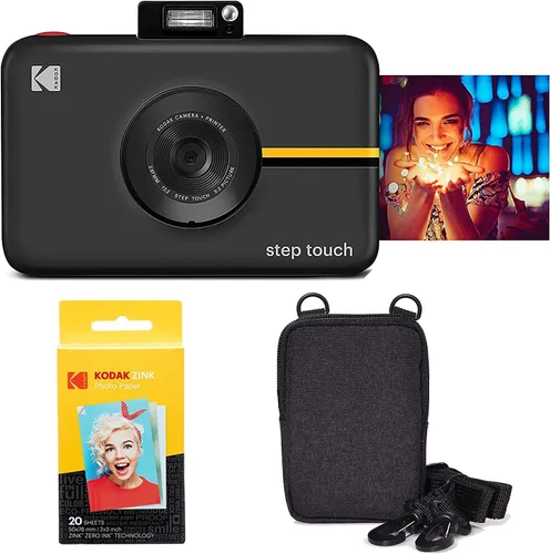 Miniatura 8 de KODAK Step Touch - Cámara digital de 13MP y impresora instantánea con pantalla táctil LCD de 3.5 pulgadas (8.89 cm) (color blanco), paquete Go