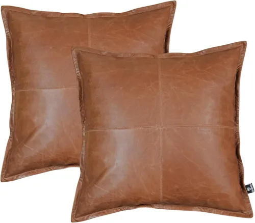 Miniatura 72 de Funda de almohada de piel de cordero – Funda de cojín para sofá, fundas decorativas para sala de estar o dormitorio de 20 x 20 pulgadas – Caja