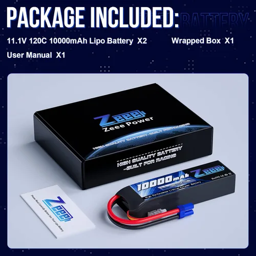 Miniatura 6 de Zeee 3S Lipo Batería 10000mAh 11.1V 120C con conector EC5 Soft Case RC Batería para RC Car Truck Tank Racing Hobby modelos (paquete de 2)