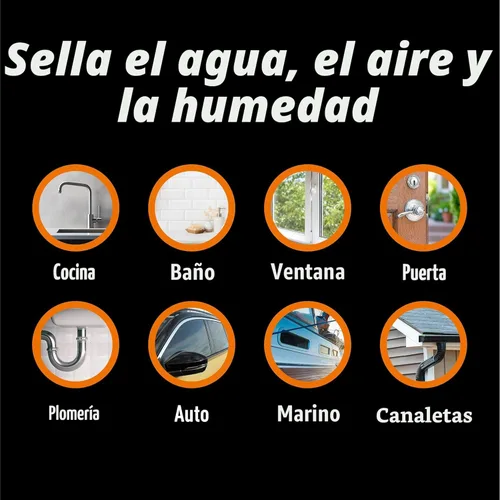 Miniatura 3 de Gorilla Sellador de silicona impermeable para calafatear y sellar, cartucho de 10 onzas (paquete de 1), sellador de calafateo blanco para cocina
