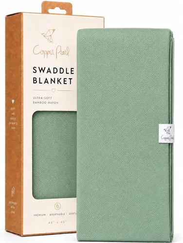 Miniatura 13 de Copper Pearl Swaddle Blankets for Newborns Soft Stretchy Receiving Blankets for Boys and Girls Large 46 x 46 Inch Baby Blankets Lightweight