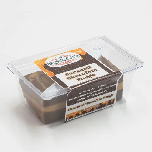 Miniatura 2 de Valley Fudge, chocolate con caramelo, dulce de azúcar artesanal fresco, mantequilla real, mantequilla real, caramelo gourmet, paquete de una libra
