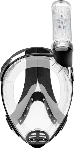 Miniatura 3 de Set de snorkel para adultos - Máscara de cara completa, vista amplia y clara, sistema antivaho - Respiración fácil: la seguridad es lo primero