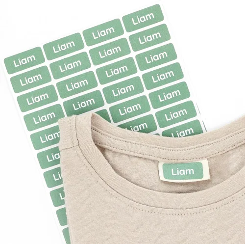 Miniatura 26 de TeddyLabels - Etiquetas de ropa para hogar de ancianos (120) – Etiquetas adhesivas con nombre para ropa y artículos personales. Etiquetas Azul