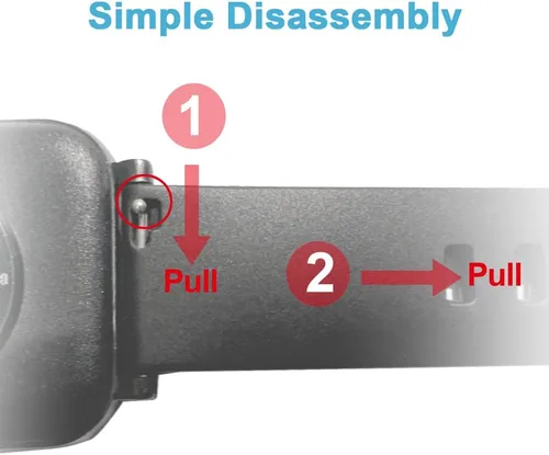 Miniatura 6 de Muñequeras de repuesto para GTS2 Fitness Tracker (para todas las marcas), correa de repuesto para reloj inteligente, banda de seguimiento