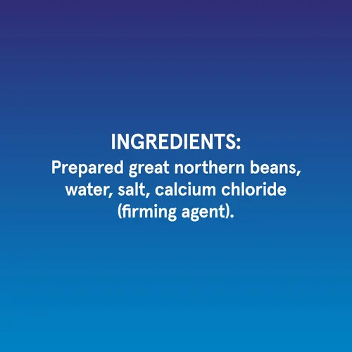 Miniatura 3 de BUSH'S BEST Frijoles enlatados Great Northern (paquete de 12), fuente de proteína y fibra a base de plantas, bajo en grasa, sin gluten, 15.8 onzas