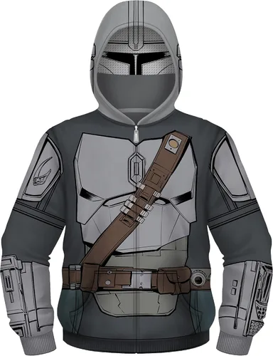 Miniatura 7 de STAR WARS Sudadera con capucha para disfraz de Mandalorian