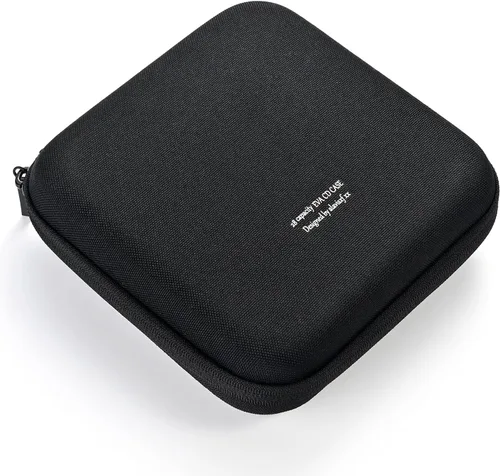 Miniatura 5 de alavisxf xx Estuche para CD, funda protectora de EVA para DVD de 28 capacidades, portátil, con cremallera, para CD, organizador de almacenamiento