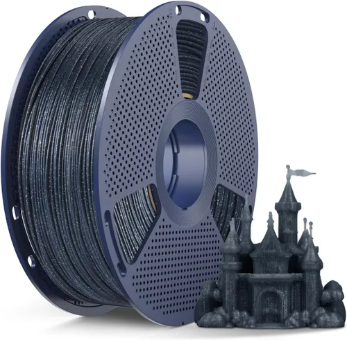 Miniatura 21 de SUNLU Filamento PLA de madera de 0.069 pulgadas, filamento de impresora 3D de fibra de madera real, textura y aroma de madera natural, sin