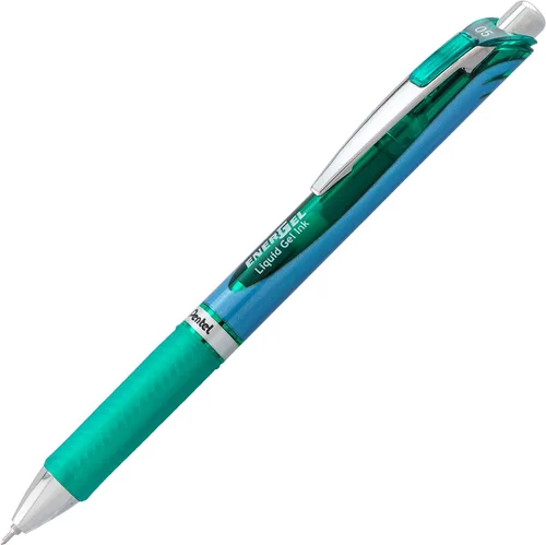 Miniatura 5 de Pentel EnerGel RTX - Bolígrafo de gel líquido retráctil, punta fina de 0.5 mm, punta de metal, tinta de colores surtidos, paquete de 5