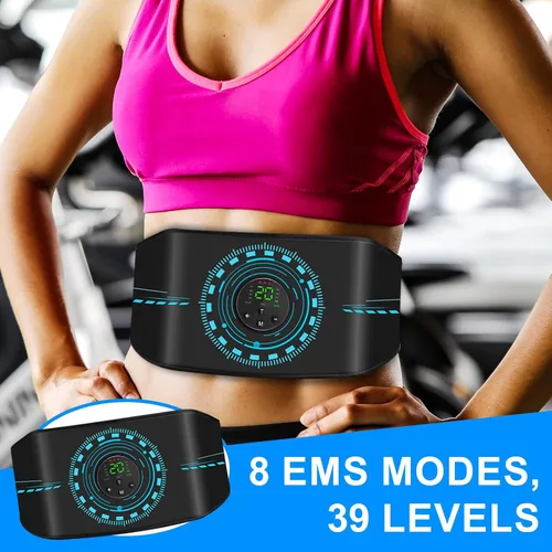 Miniatura 6 de Estimulador de Músculos ABS Tónico Muscular, Máquina AB para Abdomen/Brazo/Pierna, Estimulador Muscular para Crecimiento Muscular, Cinturón