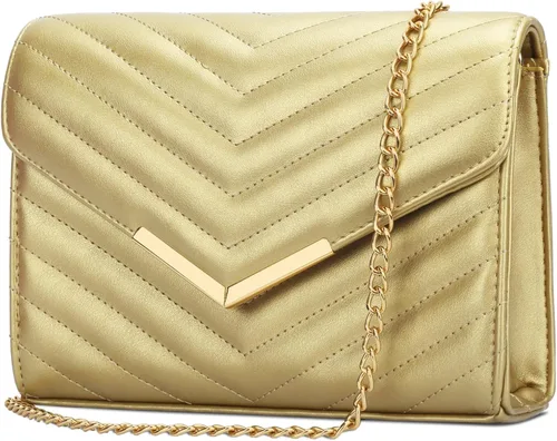 Miniatura 12 de KKXIU - Carteras de mano formales para mujer de cuero vegano, tipo sobre, para noche, clutch, para fiesta, boda, cóctel, nupcial