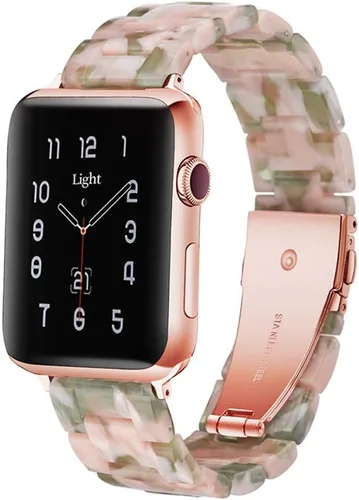 Miniatura 37 de Bandas para Apple Watch Light House - Correas de resina ligera de moda para iWatch para mujeres y hombres 38mm/40mm/41mm/42mm (Series 11 10)