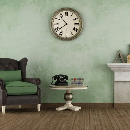 Miniatura 7 de HILLHOME Mecanismo de Movimiento de Reloj de Pared de Cuarzo DIY de Eje en I de Alto Torque con Manecillas Tipo Pala de 9.1 Pulgadas de Largo