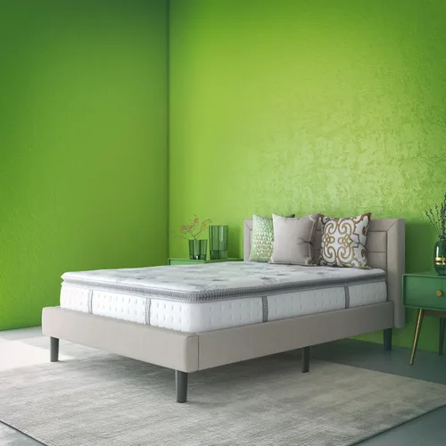 Miniatura 3 de Cool Gel Mercer Pillow Top Cool Gel Memory Foam and Innerspring Hybrid 12-Inch Mattress mattresses