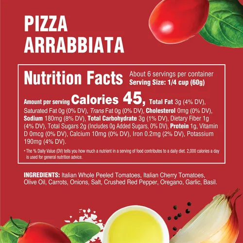 Miniatura 3 de Rao's Homemade Arrabbiata Pizza Sauce Made with Italian Tomatoes, 12.3 oz (Pack of 6)