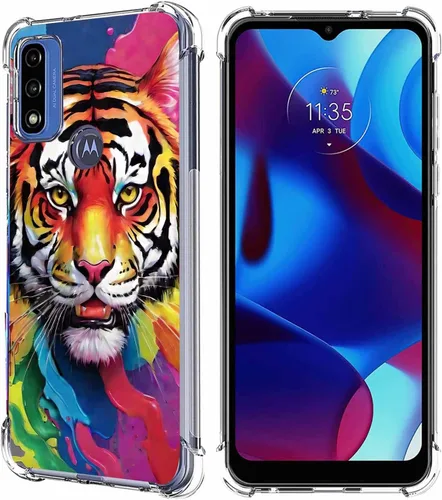 Miniatura 19 de Funda para Moto G Pure/Moto G Power 2022/Moto G Play 2023, Mandala Flower Space Drop Protección a prueba de golpes Carcasa protectora de cuerpo