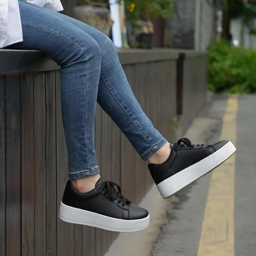 Miniatura 2 de JABASIC Zapatos deportivos de moda para mujer, con cordones, elegantes y cómodos para caminar
