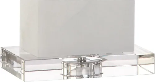Miniatura 6 de JONATHAN Y JYL2009A - Lámpara de mesa rectangular de alabastro blanco de 27 pulgadas, lámpara de mesita de noche moderna contemporánea para sala