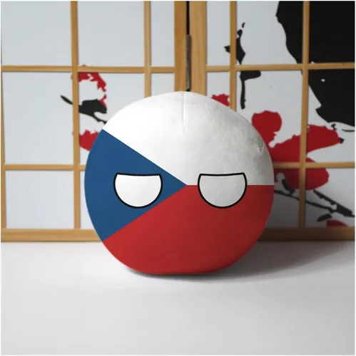 Miniatura 21 de Polandball Countryballs Muñeco de peluche Ucrania España Hungría Portugal Rumanía Grecia Austria México Polonia Ball (15,3.8 pulgadas)