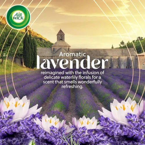 Miniatura 9 de Air Wick Vibrante calentador de aceite perfumado enchufable + recargas, impregnado con aceites esenciales, ambientadores enchufables para el hogar