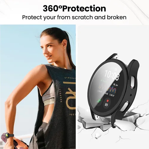 Miniatura 4 de Funda protectora de pantalla compatible con Samsung Galaxy Watch 7 de 1.575 pulgadas (1.575 in) y 1.732 pulgadas (1.575 in y 1.732 in), funda