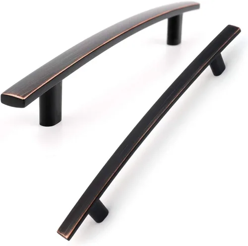 Miniatura 39 de KOOFIZO Paquete de 20 tiradores de bronce aceitado de 3 pulgadas para gabinetes de cocina, manijas de bronce frotado para gabinetes de cocina