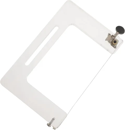 EXCEART Cortador de jabón multiusos con cortador de alambre acrílico ajustable de 8.26 pulgadas, cortador de jabón doméstico para cortar y