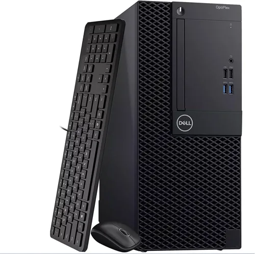 Dell Optiplex 3060 Mini Tower - Computadora de sobremesa Intel Core i5-8500 de 3.0 GHz, 32 GB DDR4 de RAM, 512 GBSSD, teclado y mouse - WiFi