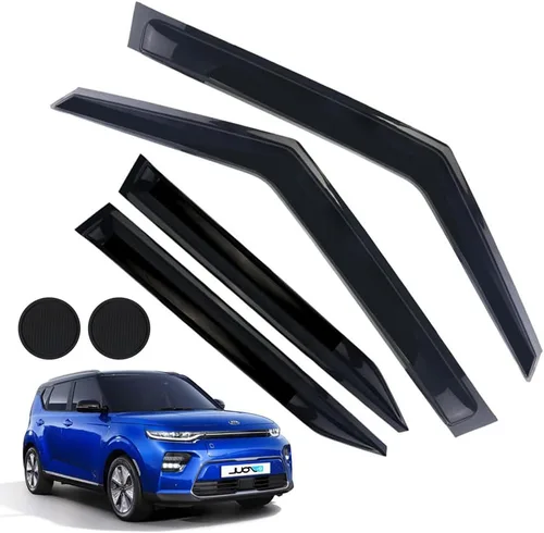 Miniatura 24 de Protectores de lluvia para Mazda 3 Hatchback 2010-2013, deflectores de ventana lateral con cinta adhesiva para Mazda 3 Hatchback, viseras de ventana