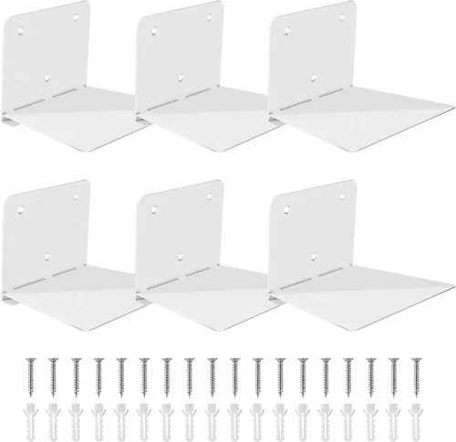 Miniatura 11 de Estantería flotante de libros FENTEC para pared, estantería flotante invisible montada en la pared, estanterías colgantes resistentes, estante