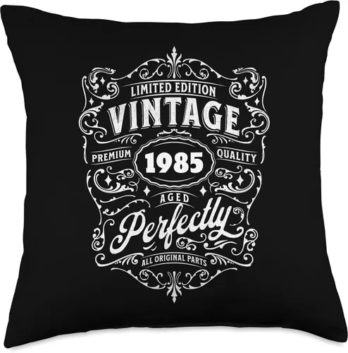 Miniatura 4 de Vintage 1985 Limited Edition 38th Birthday Aged Perfectly Throw Pillow