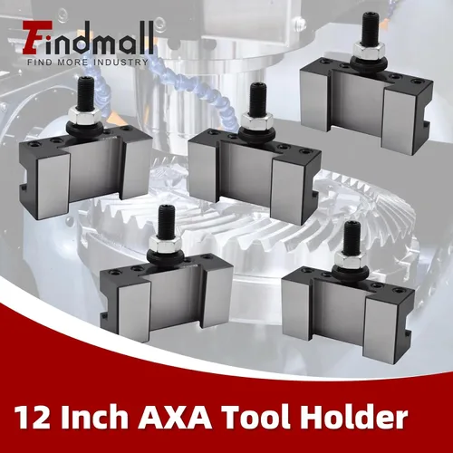 Miniatura 3 de findmall 5 piezas AXA 250-102 Portaherramientas AXA 102 Soporte de cambio rápido para poste de herramienta de cambio rápido apto para columpio de 12