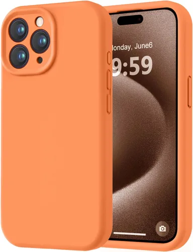 Miniatura 309 de LOVE 3000 Compatible con Funda para iPhone 15, [Cámara de Cobertura Completa de Silicona Suave] [Protección contra Caídas de 8 pies], Forro de Negro