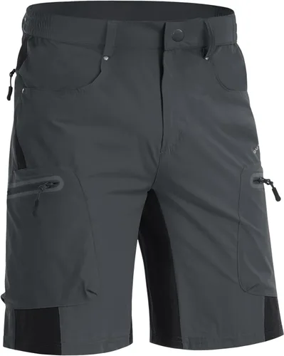 MAGNIVIT Pantalones cortos de senderismo para hombre, de secado rápido, pantalones cortos de carga tácticos, repelentes al agua, pantalones cortos