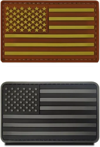 Miniatura 10 de 2 parches de goma de PVC 3D con bandera nacional de Venezuela, material resistente y sólido, parche táctico con emblema venezolano para ropa
