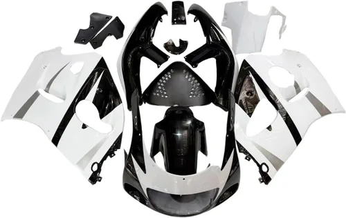 Miniatura 260 de Kit de carenado de inyección azul, negro y blanco para Suzuki GSXR600 GSX750 2006 2007 GSXR 600 GSX-R750 06 07 ABS Carenado de plástico completo