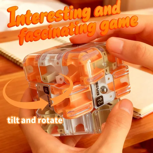 Miniatura 6 de Laberinto 3D Puzzles Laberinto Cubo Conciencia Espacial Entrenamiento Cerebral Juego Educativo de Enfoque Regalo para Adultos Adolescentes