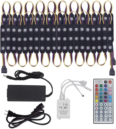 Miniatura 7 de Luces LED para ventana, luces LED para escaparate, impermeables, luces decorativas de negocios, 12 V, 5050, luces LED para publicidad, letreros LED