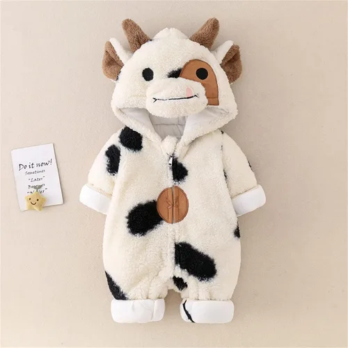 Miniatura 3 de Tempura Mameluco unisex de forro polar grueso para bebé
