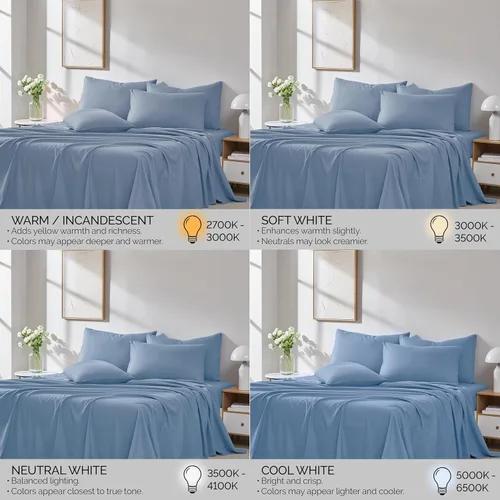 Miniatura 192 de Southshore Fine Living, Inc. Juego de 7 piezas de sábanas King divididas para cama ajustable, juego de sábanas King divididas con bolsillo de 21