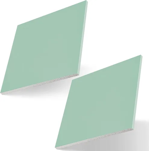 Amylove Panel de Reparación de Paneles de Yeso Parche de Panel de Yeso Reparación para Remendar Pared (2 Piezas, Verde, 16 x 16 x 1/2 Pulgada)
