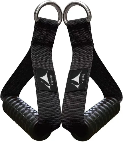 Miniatura 14 de Heavy Duty Gym Workout Handles Attachment for Cable Machine,Resistance Band,Pulley System Home Exercise Equipment, Comfortable and Stronger Grip