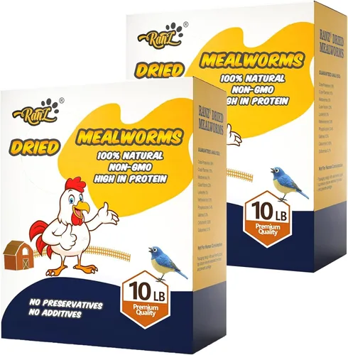 Miniatura 12 de RANZ 4.5 KG Gusanos secos sin OMGs para pollos, gusanos altos en proteínas, alimento premium para pollos, alimento perfecto para aves y golosinas