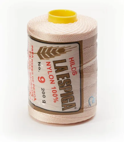 Miniatura 26 de N° 9 - 100% Cordón de Hilo de Nylon Omega para Tejer y Crochet - 01 Blanco