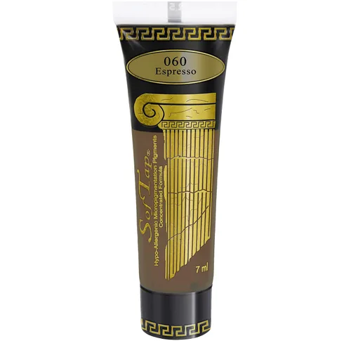 Miniatura 2 de SofTap® Tinta Microblading para cejas Espresso – Pigmento de sombreado PMU marrón oscuro medio para nano cejas, máquina y método manual Tinta