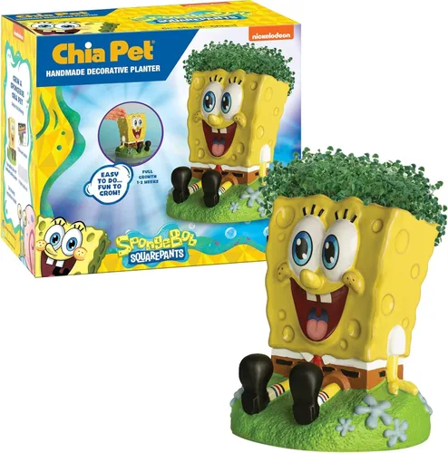 Miniatura 13 de Chia Pet Emoji Winky con paquete de semillas, maceta decorativa de cerámica, fácil de hacer y divertido de cultivar, regalo novedoso, perfecto