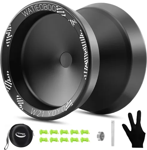 Miniatura 12 de Yoyo R8 Responsive Yoyo para principiantes, Yoyos profesionales no responsivos para adultos Pro Yoyos de trucos de metal con kit de rodamientos Yo